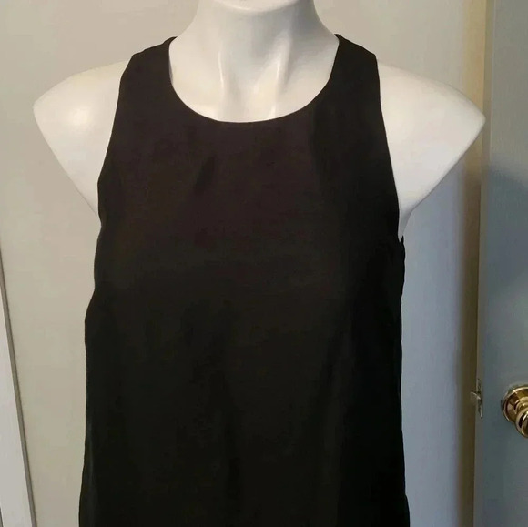 Anthropologie Leifsdottir Black Silk Blend Bubble Hem Cocktail/Shift Dress(4) - Picture 3 of 10